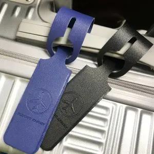 여행용 네임택 가죽 네임태그 이름표 캐리어 분실방지 (WFK9FH6)