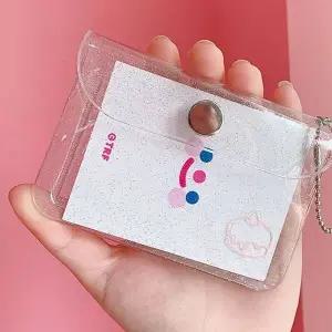 카드 지갑 케이스 홀더 PVC 보관파우치 사원증 학생증 (WFK9FG5)