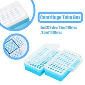 3272100 구멍 1.55ML 컨테이너 튜브 상자 플라스틱 홀더 보관 샘플링 케이스 병 실험실 원심 분리기
