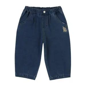 [압소바] (백일/돌선물) (아기청바지) 제키 배기 데님 팬츠 (A1124103)