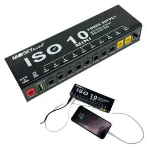 기타이펙터소품 OOAF129 미니파워서플라이 10구 아답터케이블포함 (WFK9PQ9)