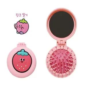 고품질 4p거울브러쉬 거울브러쉬 처지는머리 4p 접이식 손거울빗 4개 (WFKA0GB)