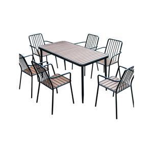 야외 테이블세트 카페 의자6개 정원 샴페인 등나무 카페야외 베란다홈카페 2인티테이블세트