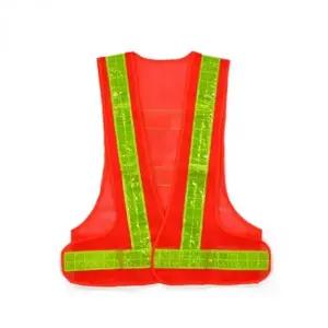 고품질 망사 조끼 안전 베스트 작업 형광 띠 야간 (WFKANY7)