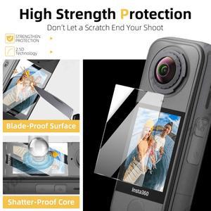 호환 Insta360 X4 Air용 화면 보호기  HD 투명 긁힘 방지유리 필름 액세서리