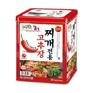 진미 찌개전용 고추장 14kg / 찌개용