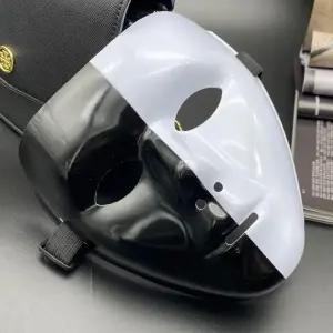 풀 페이스 가면 흑백 댄스 공연 할로윈 파티 마스크