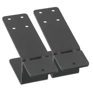 브래킷 세트 도어 바리케이드 2 팩 도어 하드웨어 래치 드롭 오픈 바 홈 보안 헤비 듀티