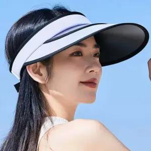 썬캡 UV차단모자 버클썬캡 자외선차단모자 여성썬캡