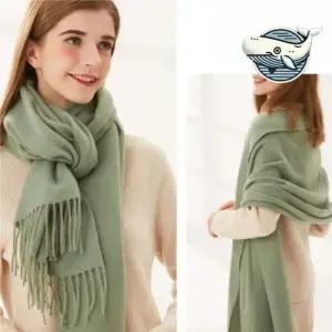 캐시미어 겨울 필수 머플러 색상의 따뜻한