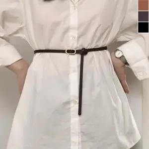 여자 얇은 스타일 타원 셔츠 원피스 고품질 1P 일상