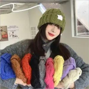 여자 케이블비니 10색 꽈배기니트모자 겨울 컬러모자 비니