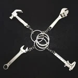 열쇠고리 공구 DD 망치 스패너 키링 12974 높이측정기 (WFKB5K9)