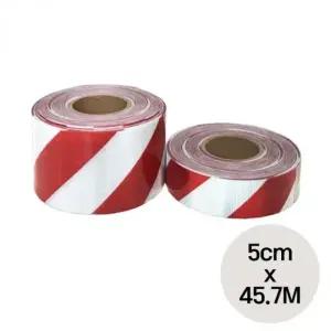 패턴 반사 테이프 백색 적색 5cm x 45.7M (WFKBFTK)