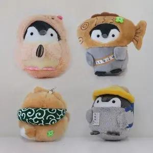 [하프클럽/]펭귄 인형 백팩 키링 가방 고리 시즌2 4종 귀여운 미니 동물 캐릭