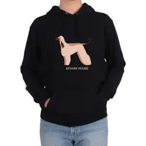 기모후드티 아프칸하운드 강아지 멋쟁이그림 전색상 사이즈 (WFKBA57)