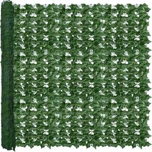 ODTORY 인공 비 프라이버시 펜스 월 스크린 60X120 인 UV-안티 가짜 녹지 배경 덩굴 잎 울타리 패널 파티오