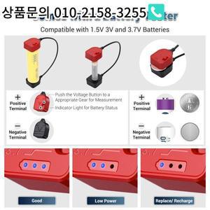 AA/AAA 배터리용 테스터가 된 멀티 인 1 케이스 CR2032/CR2025용 셀 홀더 보관 용기