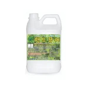 젤형태젤비누 핸드워시 학교교실 그린3.75L 젤형태 대용량솝 3.75L (WFKBYBU)