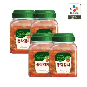 비비고 총각김치 용기 1.2kg x4개