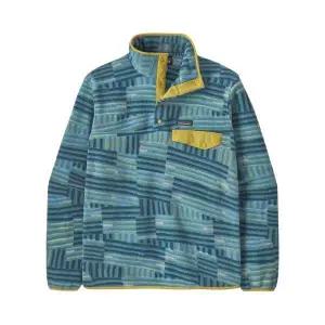 Patagonia Lightweight Synchilla Snap-T Fleece Pullover Quilty Fitz Wetland Blue  라이트웨