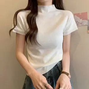 여친룩 겨울 티셔츠 니트 반팔티셔츠 스러운티셔츠 여자반팔티셔츠 출근룩