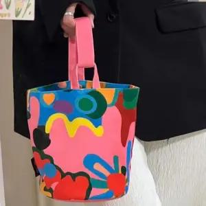 고품질 컬러팝 원통 버킷백 토트백 여성토트백 캔버스백 (WFKDSAX)