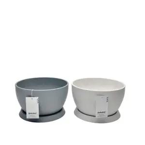 고강도 플라스틱 분재 화분 MBS02 대 29x17cm플라워 꽃집 분배 인테리어 정원 원예 베란다 디자인 심플한