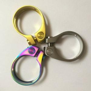 호환 티타늄 자전거 시트 지지대  거치대 알렌 클램프 포스트 클립  31.8mm