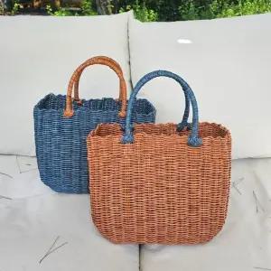 [라일리] Rly 라탄 빨대가방 바캉스 물놀이 캠핑 목욕 수영 빨