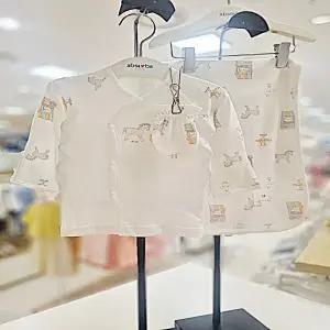 [압소바1] 로빈뱀부저고리+속싸개+손싸개세트 A4A2C-10110 [25 F/W 임신/출산선물]