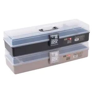 핸디 칸칸 스퀘어 박스 - 대 (색상랜덤) 핸디 칸칸 스퀘어 박스 정리함