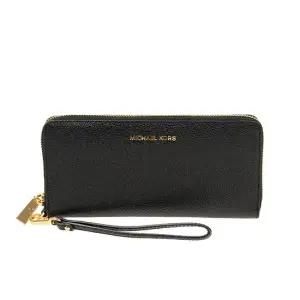 여성 컨티넨탈 지퍼 장지갑 블랙 34F9GM9E9L 001