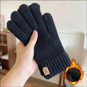 베이직 포근 장갑 6컬러 남녀 방한 겨울 니트장갑 스마트터치