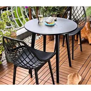 테라스 테이블 세트 루프탑 야외용 철제 리조트 벤치