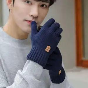 라벨 남성 기본 터치 장갑 스마트