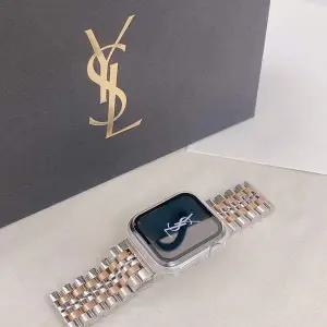 [셀러에이드]애플워치 스트랩메탈 밴드 골드라인 줄 앤틱 스