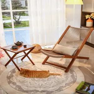 야외 등나무 의자 해변 쇼파 스툴 의자 등받이 라탄 가구