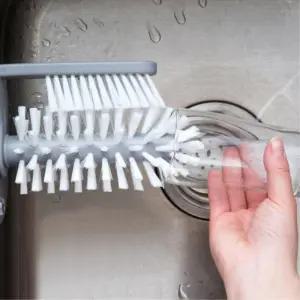 겉과속 한번에 이중 브러시 컵 세척솔 설거지브러쉬 병세척솔 컵세척솔