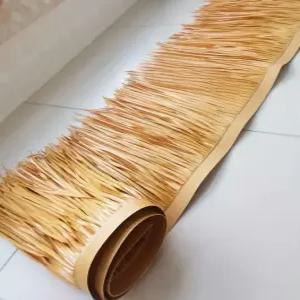 초가지붕 인조 볏짚 오두막 파고라 시골 지푸라기 자재 볏단 인공