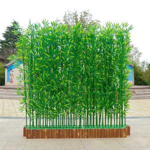 인조 대나무 울타리 테라스 인테리어 인조대나무 화단 플라스틱