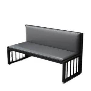 벤치의자 대기의자 등받이 업소용 긴의자 철제
