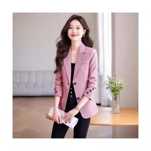 블랙팬서 여성자켓 블레이저 코트 핑크 추동 정장 OPH4