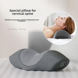 목마사지베게 경추 메모리폼 그래핀 마사지 온열 USB 진동 목베개