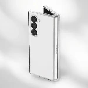 갤럭시 Z폴드 7 폴드시리즈 기본사출 힌지보호 투명하드케이스 tc