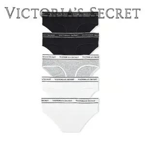 [국내]빅토리아시크릿 면 로고 힙허거 5팩세트 XS-XL(85-110) 11277026