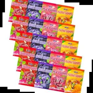 포도젤리 오키오젤리4종 딸기+포도+피치+망고(5개씩)