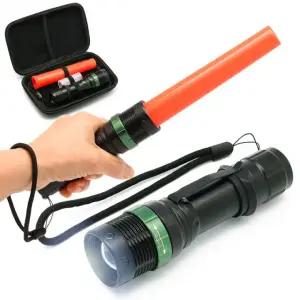 하이파워 5W LED 경광봉 후레쉬 손전등 캠핑 등산 차량 선물용 라이트
