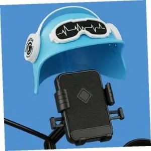 헬멧핸드폰거치대 라이더썬햇빛차단자전거헬멧스마트폰거치대