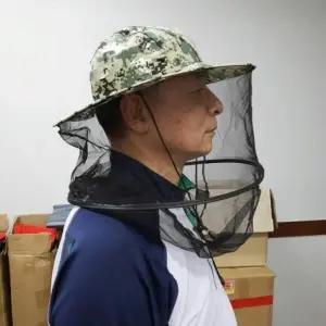 날벌레방지 미세망 벌망모자 해충방지 망사 방충모자